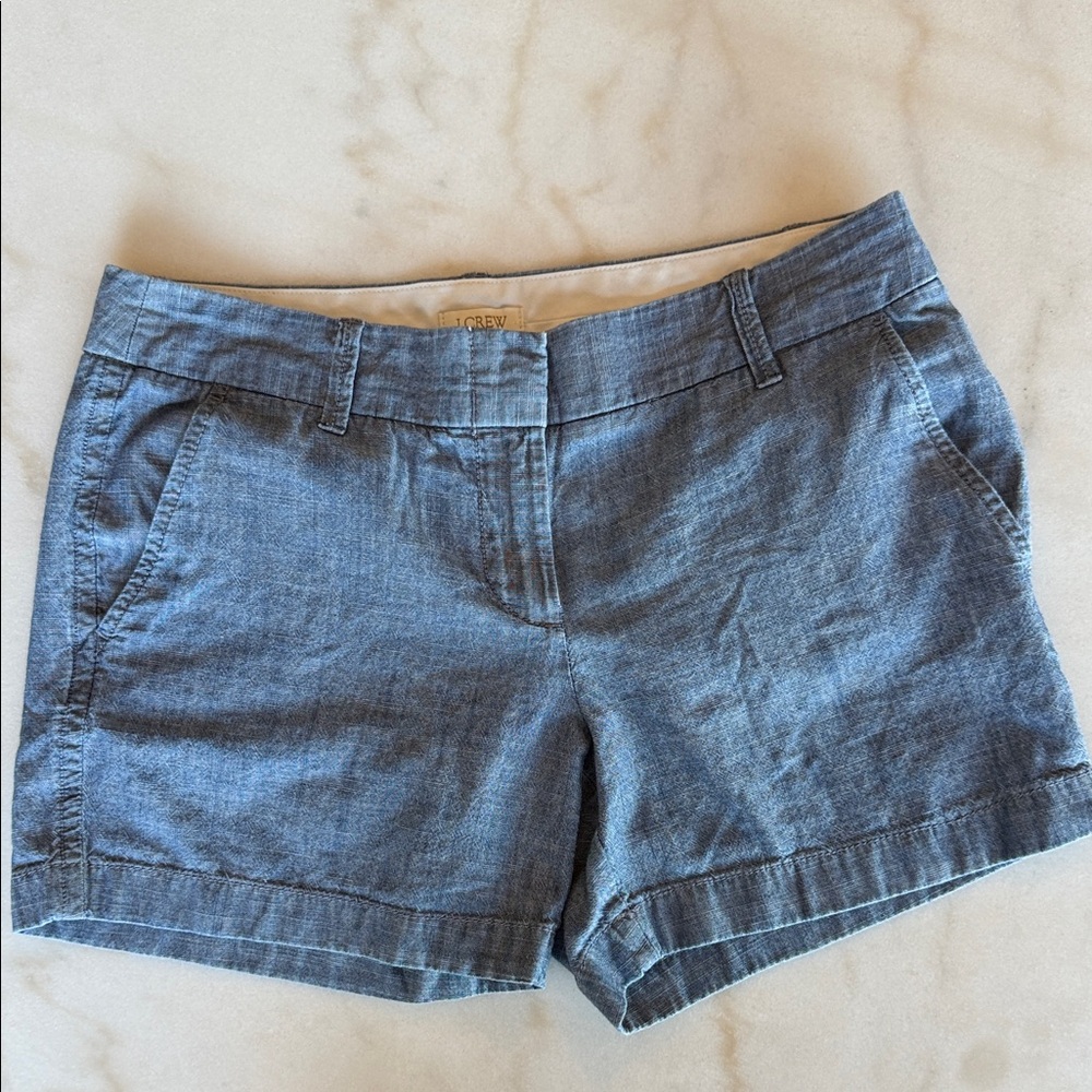 J. Crew Light Blue Women's Bermudas